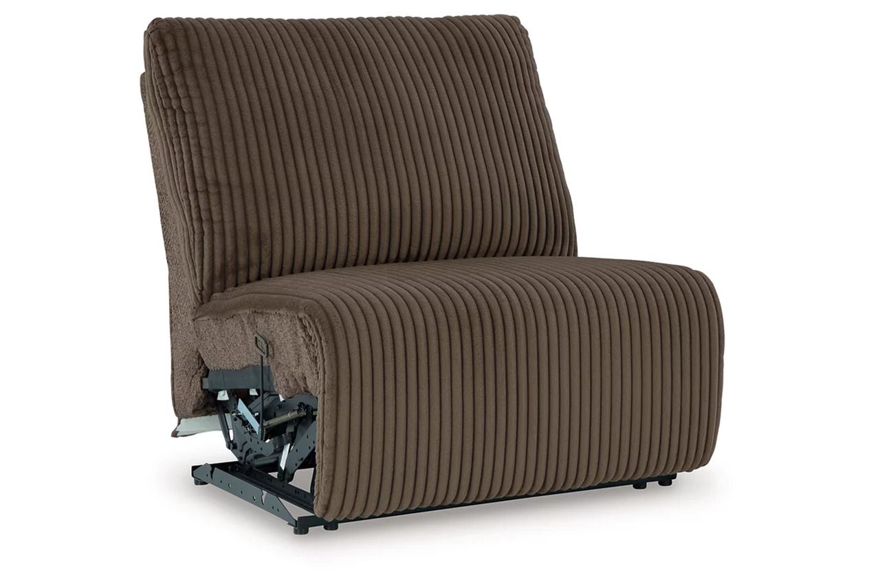 Top Tier Armless Recliner In Chocolate 9270519