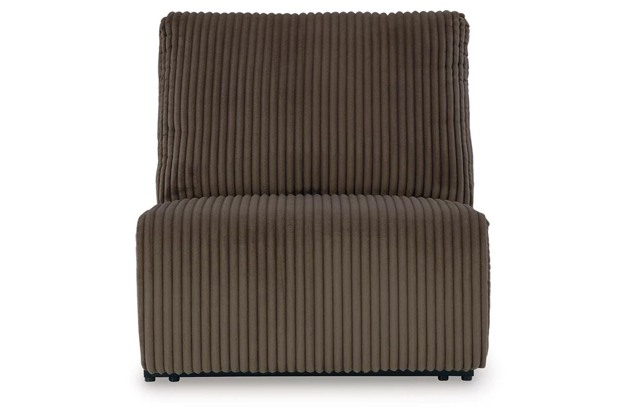 Top Tier Armless Recliner In Chocolate 9270519
