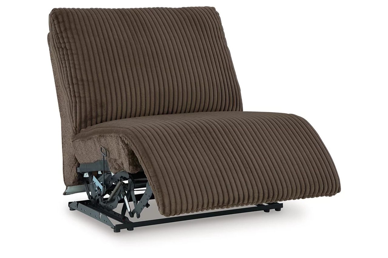 Top Tier Armless Recliner In Chocolate 9270519