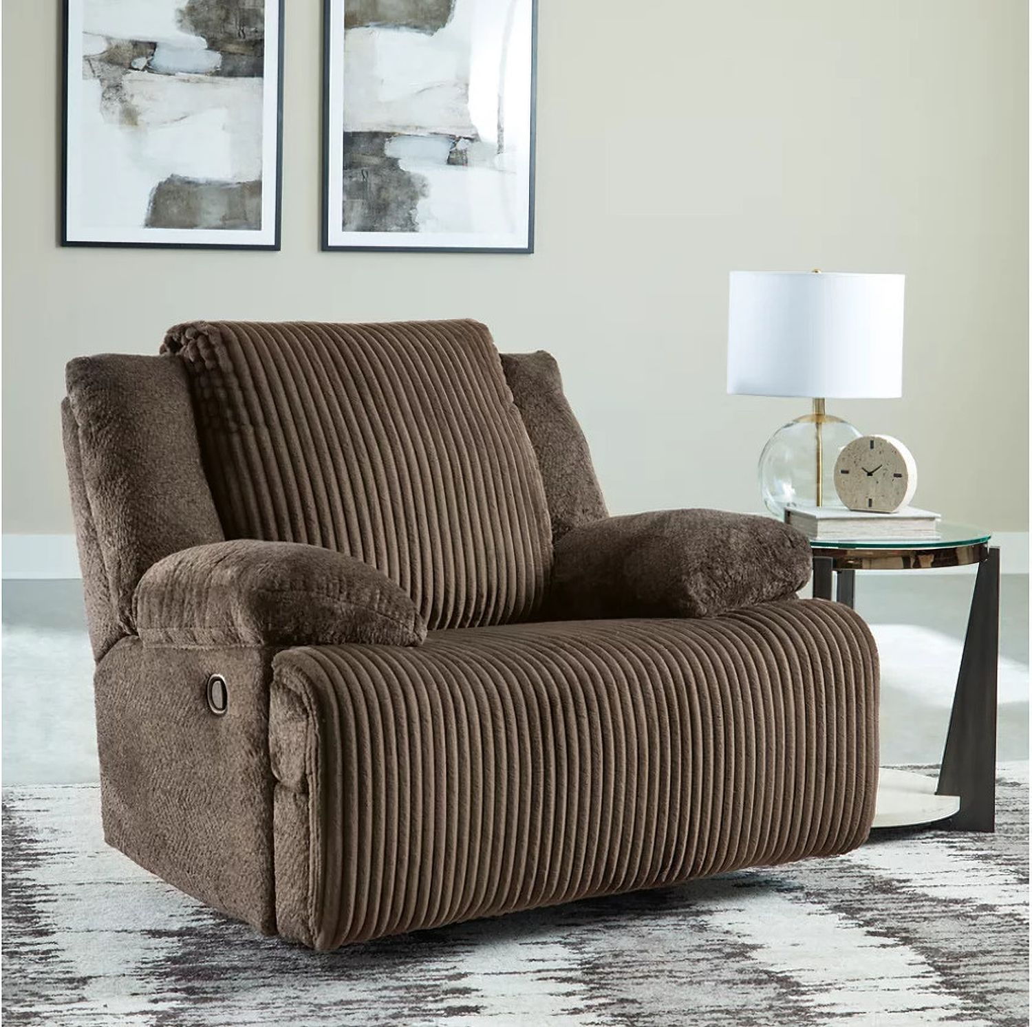 Top Tier Recliner In Chocolate 9270525