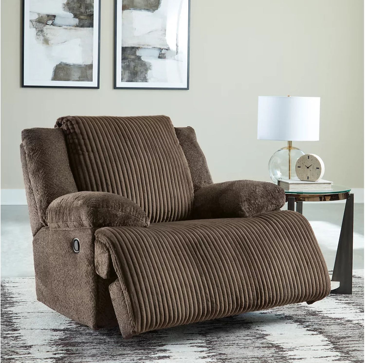 Top Tier Recliner In Chocolate 9270525