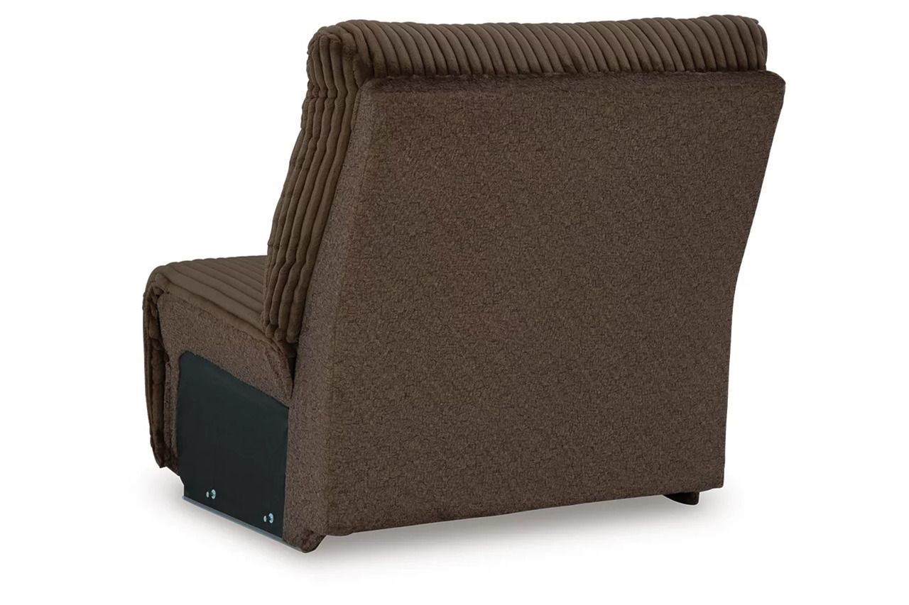 Top Tier Armless Chair In Chocolate 9270546