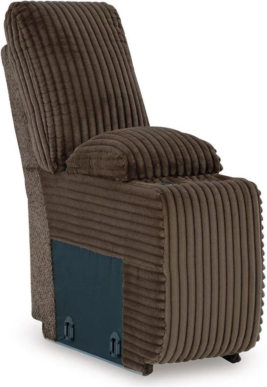 Top Tier 6-Piece Reclining Sectional with Chaise In Chocolate 92705S1