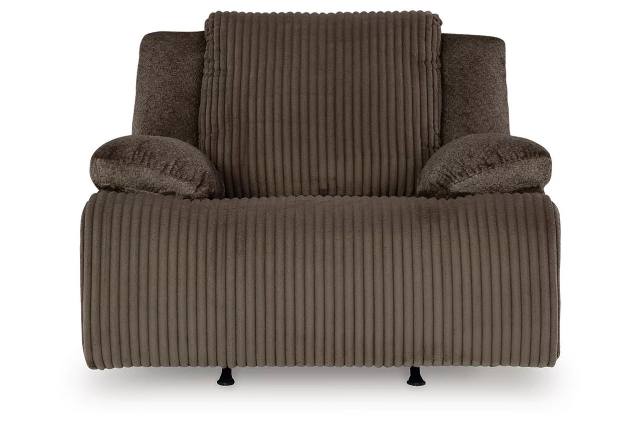 Top Tier 6-Piece Reclining Sectional with Chaise In Chocolate 92705S1