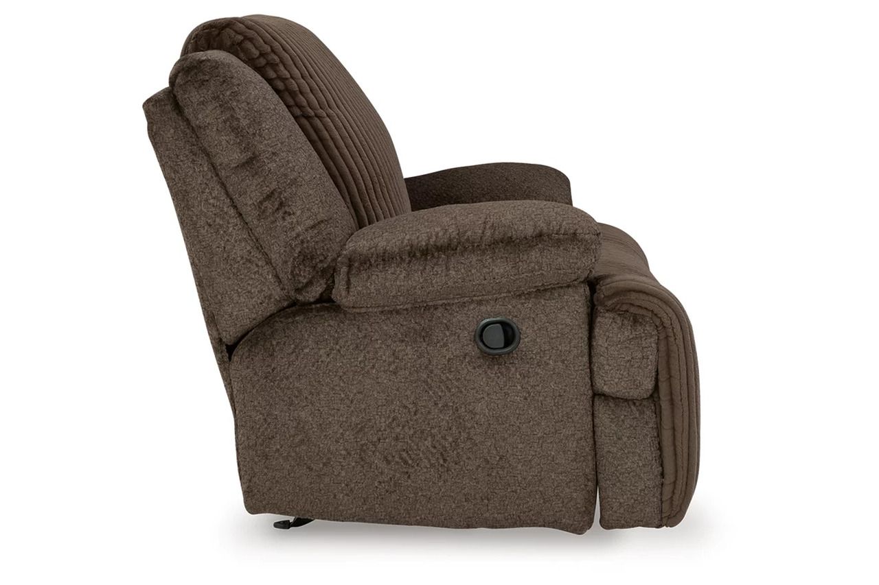 Top Tier 6-Piece Reclining Sectional with Chaise In Chocolate 92705S1