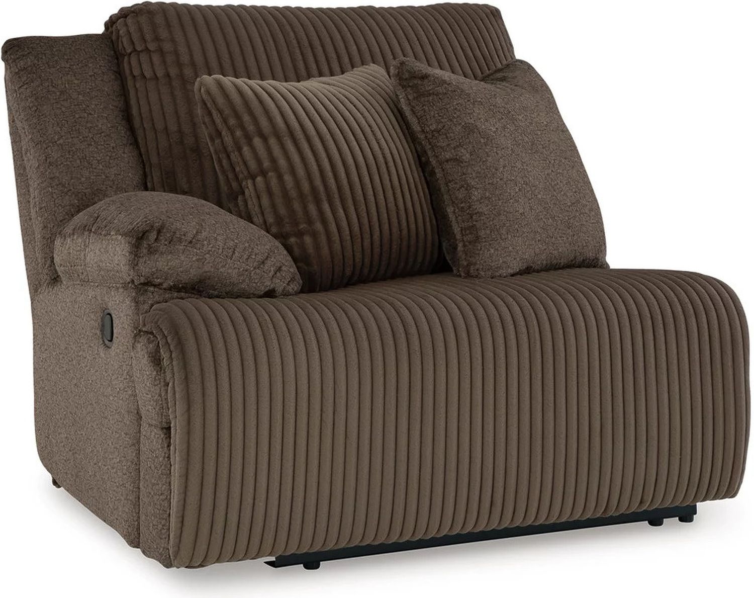 Top Tier 3-Piece RAF Sofa Chaise Sectional In Chocolate 92705S10