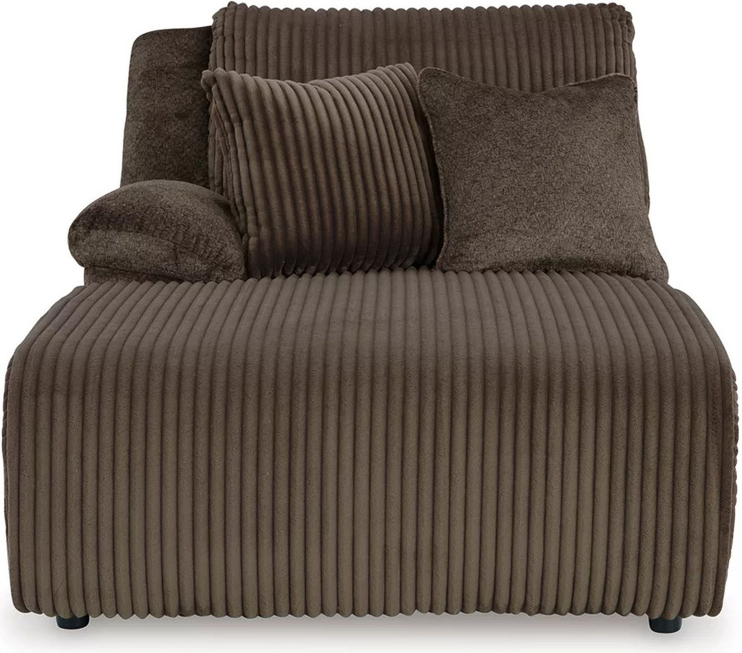 Top Tier 4-Piece Reclining Sectional with Chaise In Chocolate 92705S12