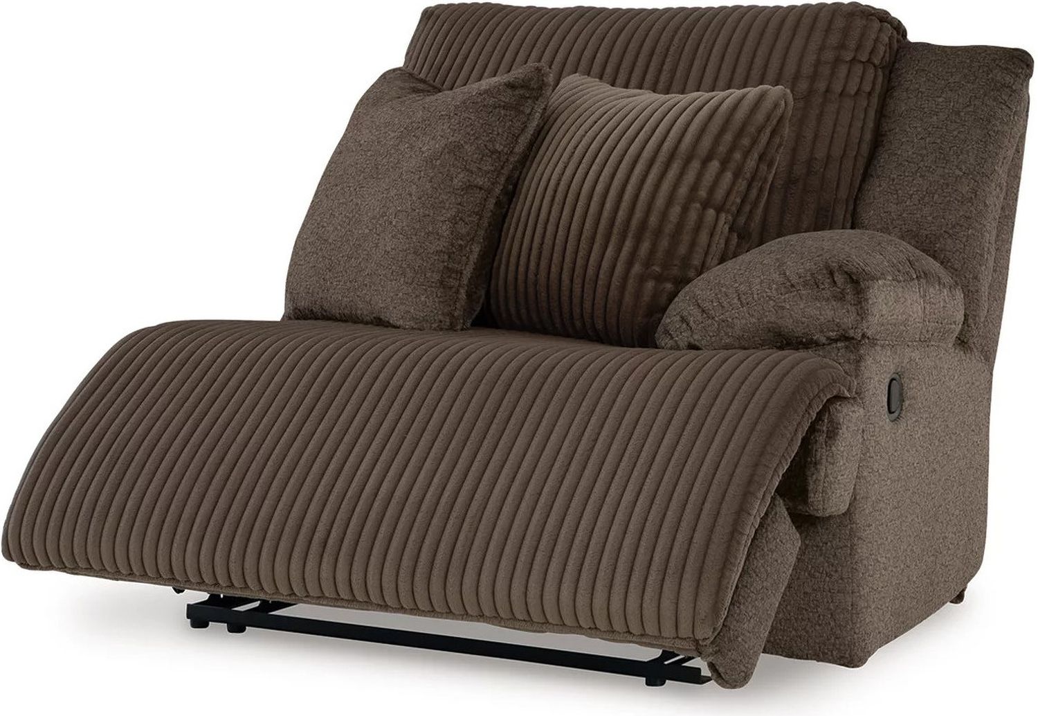 Top Tier 4-Piece Reclining Sectional with Chaise In Chocolate 92705S12