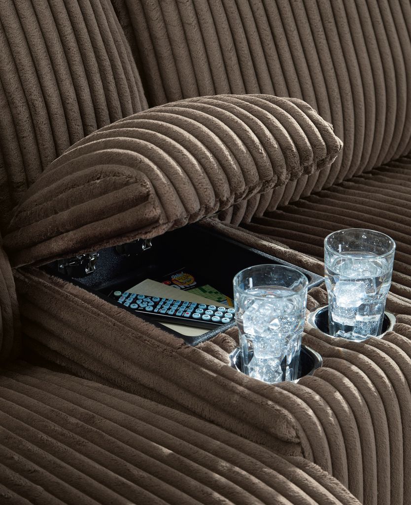 Top Tier 5-Piece Reclining Sectional In Chocolate 92705S3