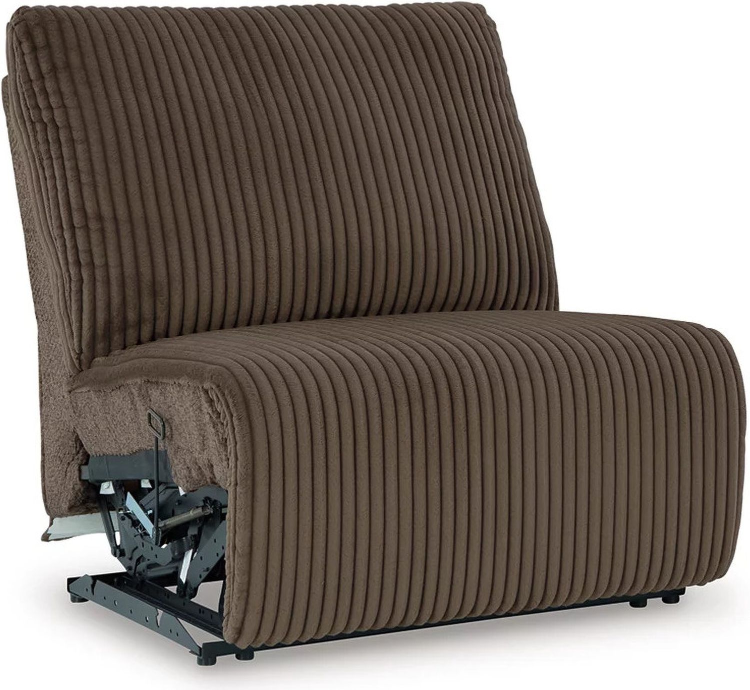 Top Tier 3-Piece Reclining Sectional Sofa with Chaise In Chocolate 92705S4