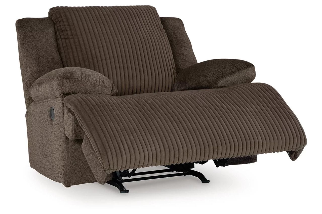 Top Tier 3-Piece Reclining Sectional Sofa with Chaise In Chocolate 92705S4