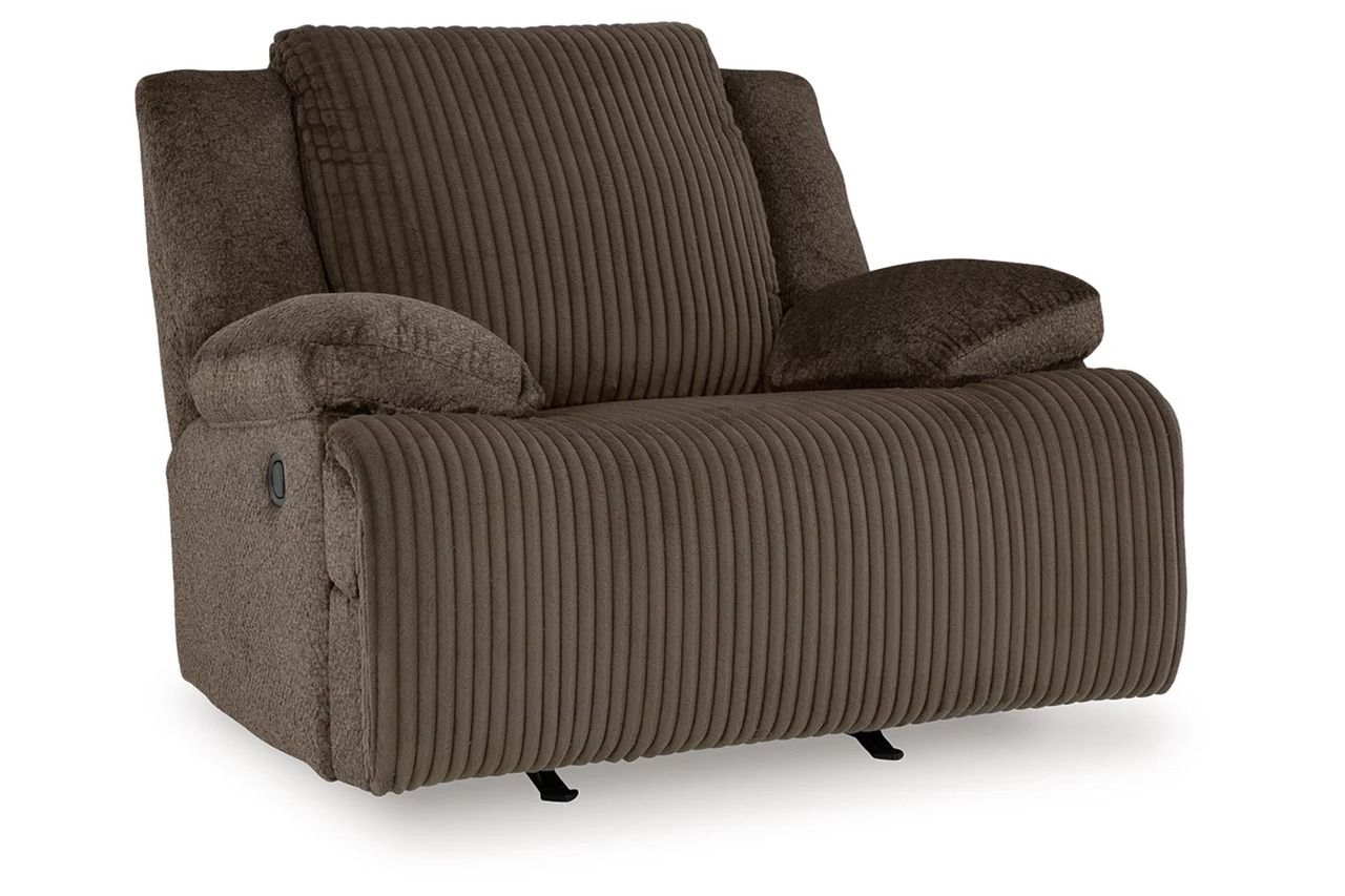 Top Tier 3-Piece Reclining Sectional Sofa with Chaise In Chocolate 92705S4