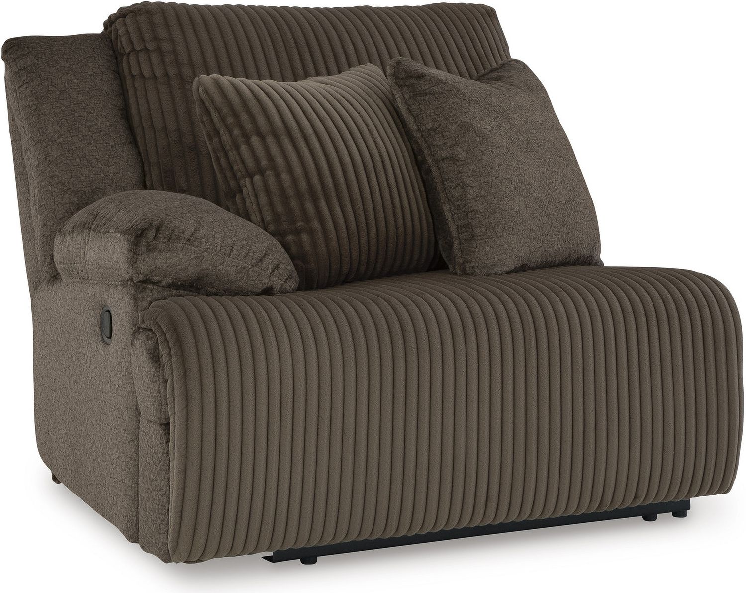 Top Tier 3-Piece Sectional Sofa Chaise In Chocolate 92705S6