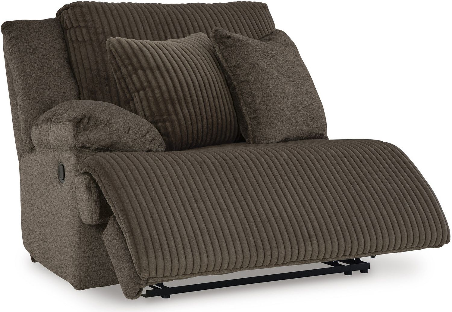 Top Tier 3-Piece Sectional Sofa Chaise In Chocolate 92705S6