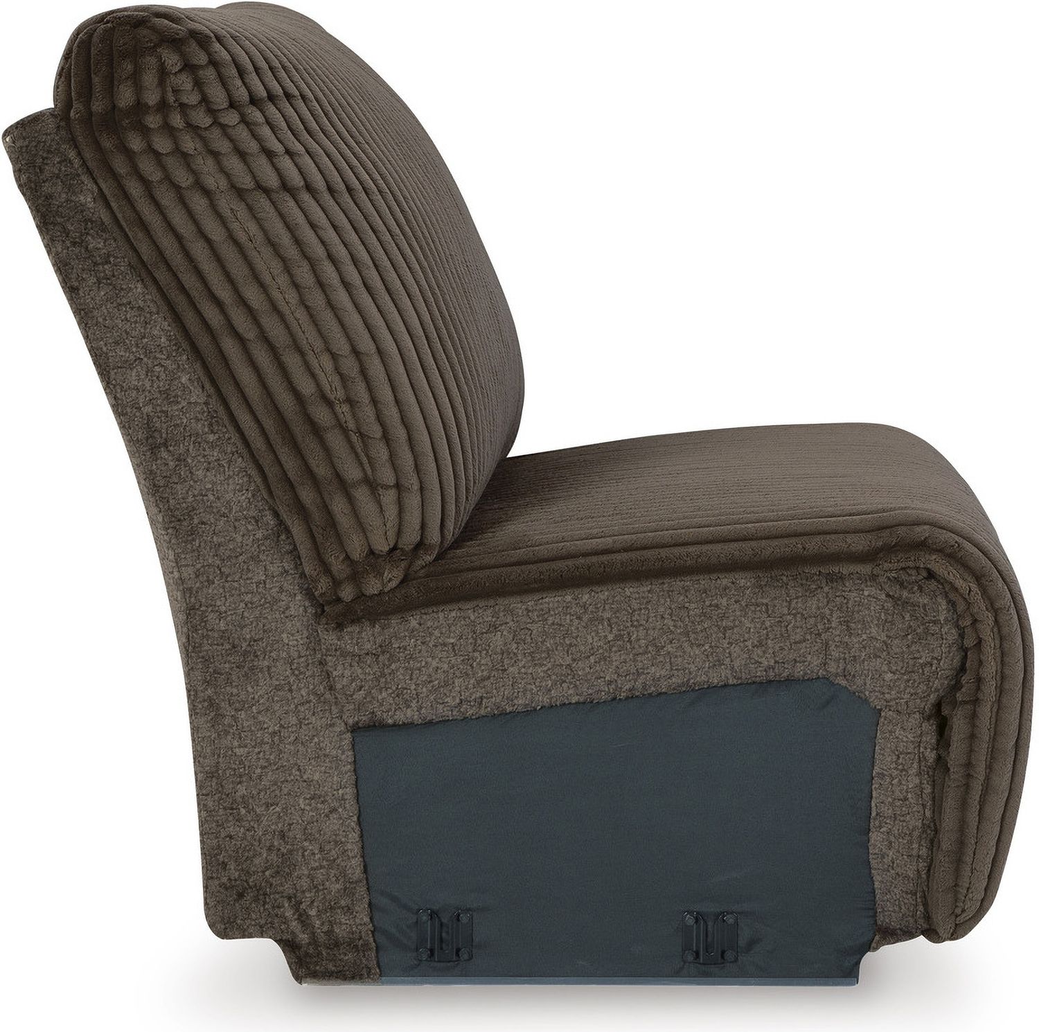 Top Tier 3-Piece Sectional Sofa Chaise In Chocolate 92705S6