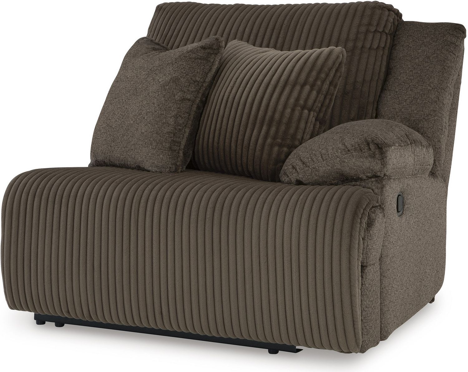 Top Tier 3-Piece Sectional Sofa Chaise In Chocolate 92705S7