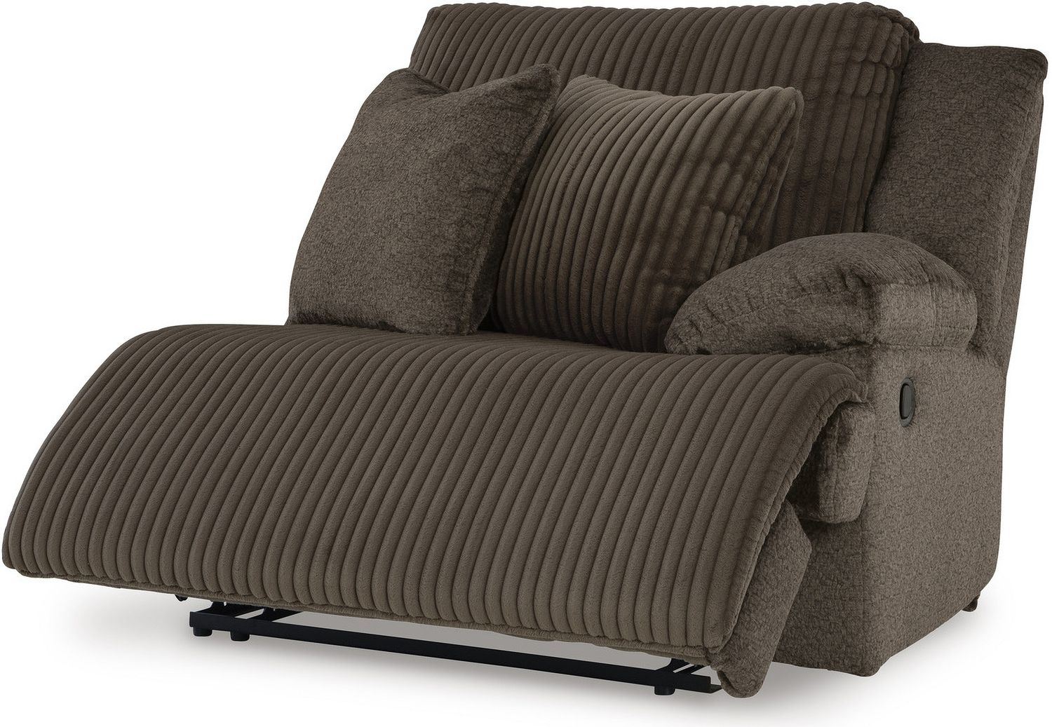 Top Tier 3-Piece Sectional Sofa Chaise In Chocolate 92705S7