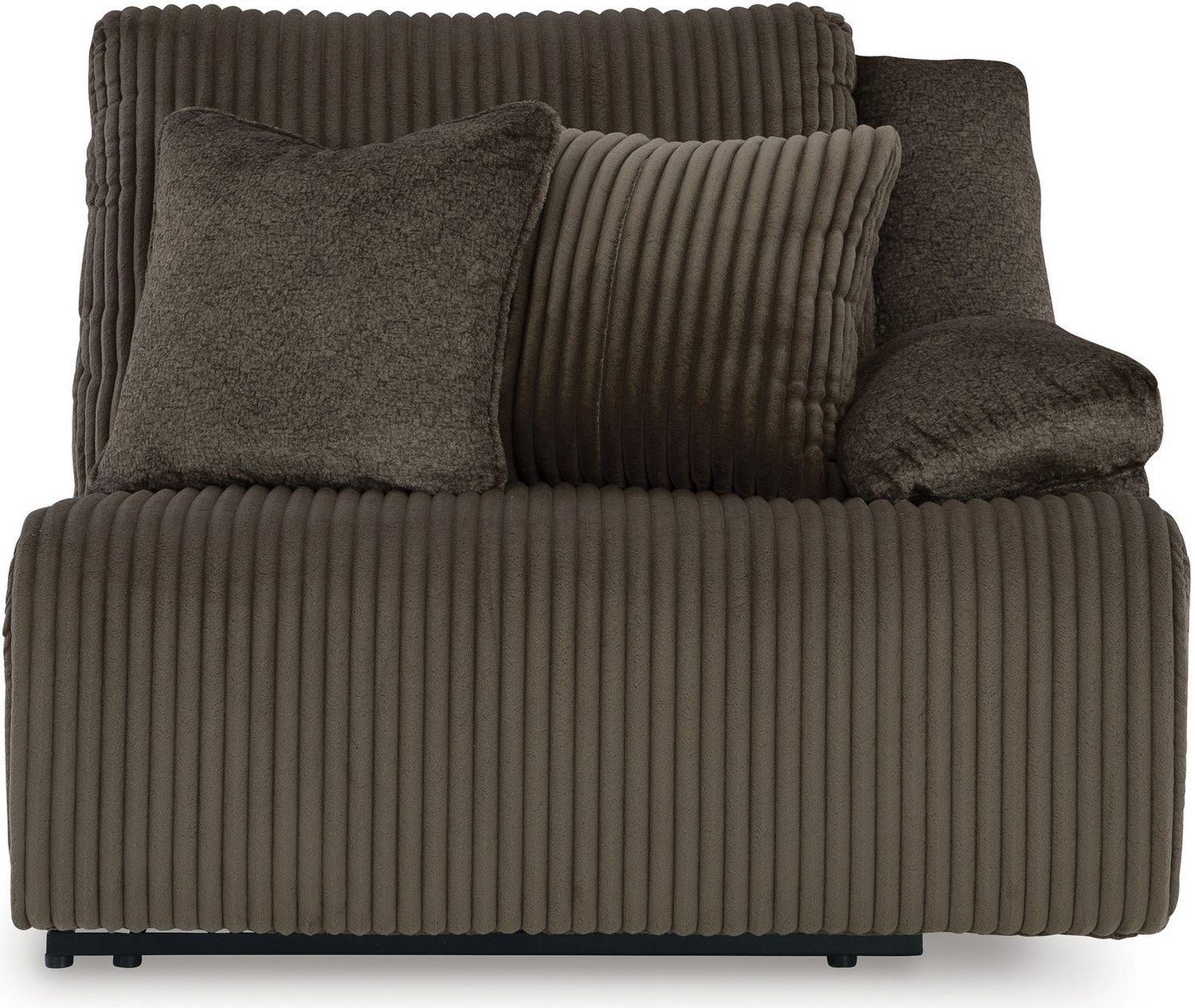 Top Tier 3-Piece Sectional Sofa Chaise In Chocolate 92705S7