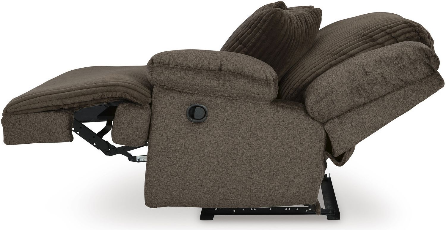 Top Tier 3-Piece Sectional Sofa Chaise In Chocolate 92705S7