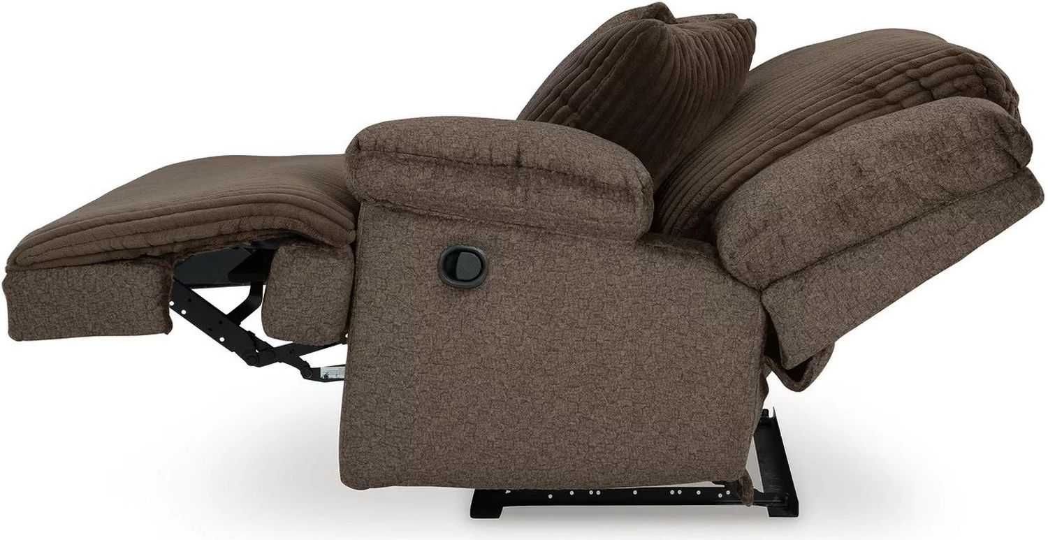 Top Tier 3-Piece Sectional Sofa Chaise In Chocolate 92705S7