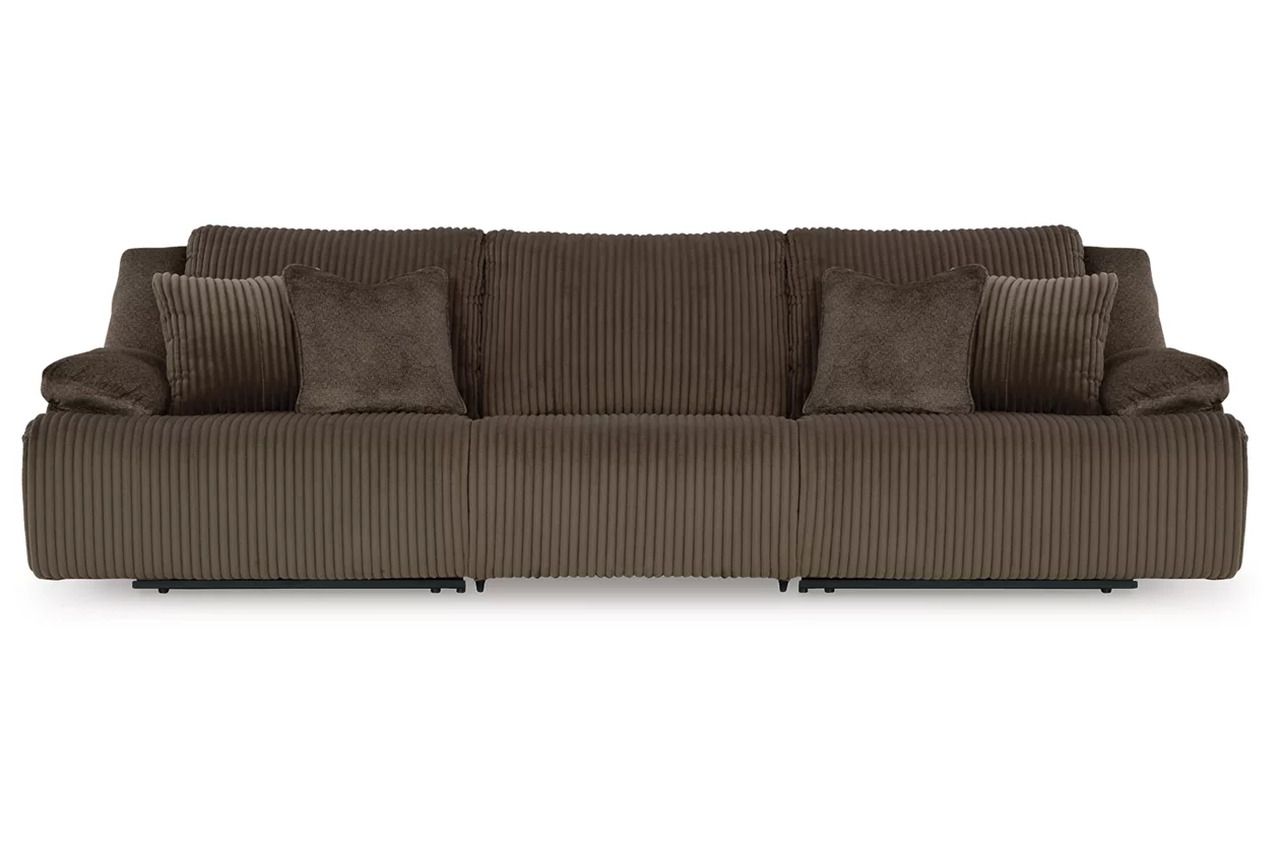 Top Tier 3-Piece Sectional Sofa In Chocolate 92705S8