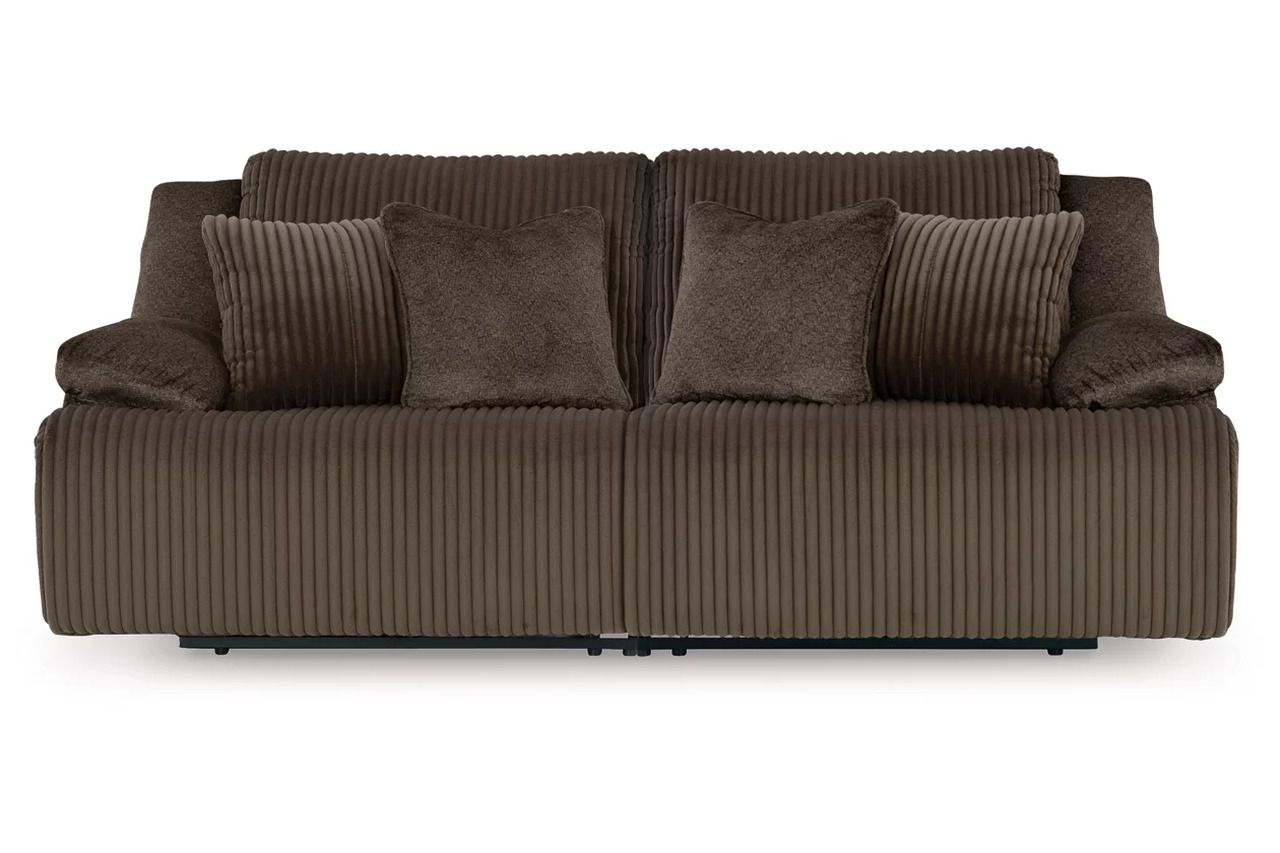 Top Tier 2-Piece Sectional Loveseat In Chocolate 92705S9