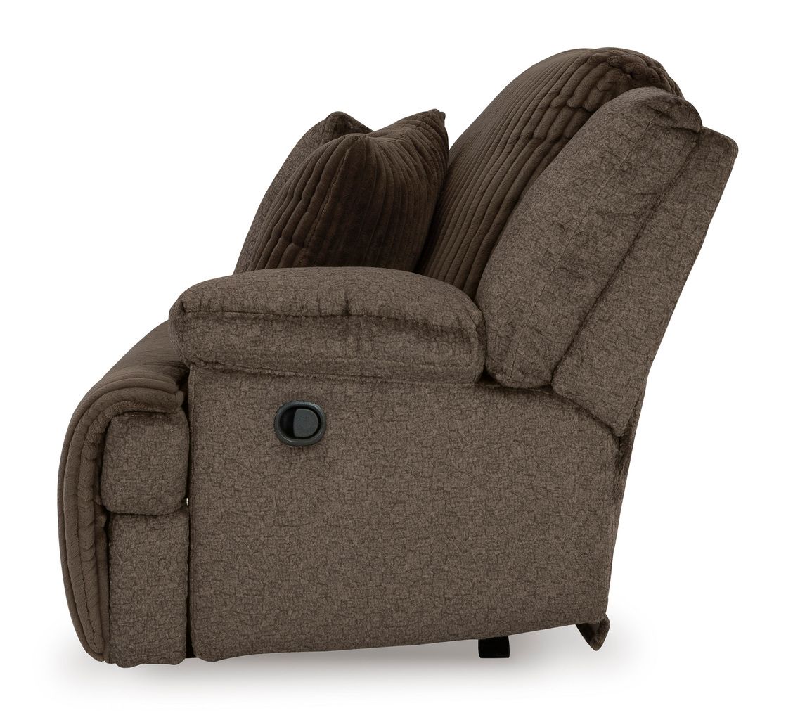 Top Tier 2-Piece Sectional Loveseat In Chocolate 92705S9
