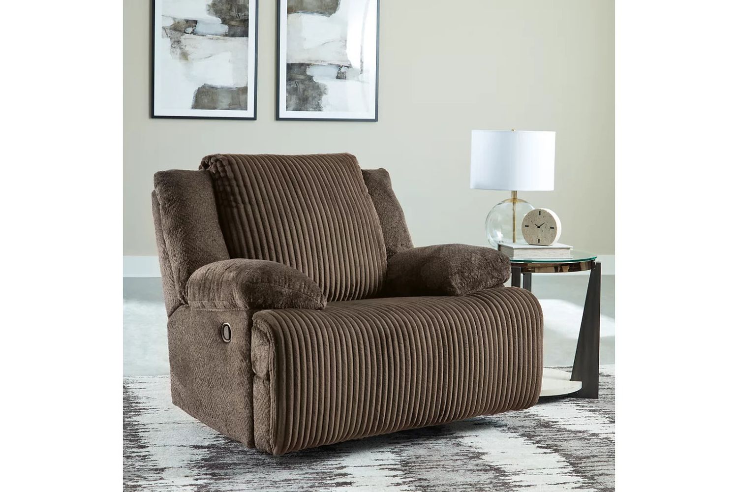 Top Tier Living Room Set In Chocolate 92705U2