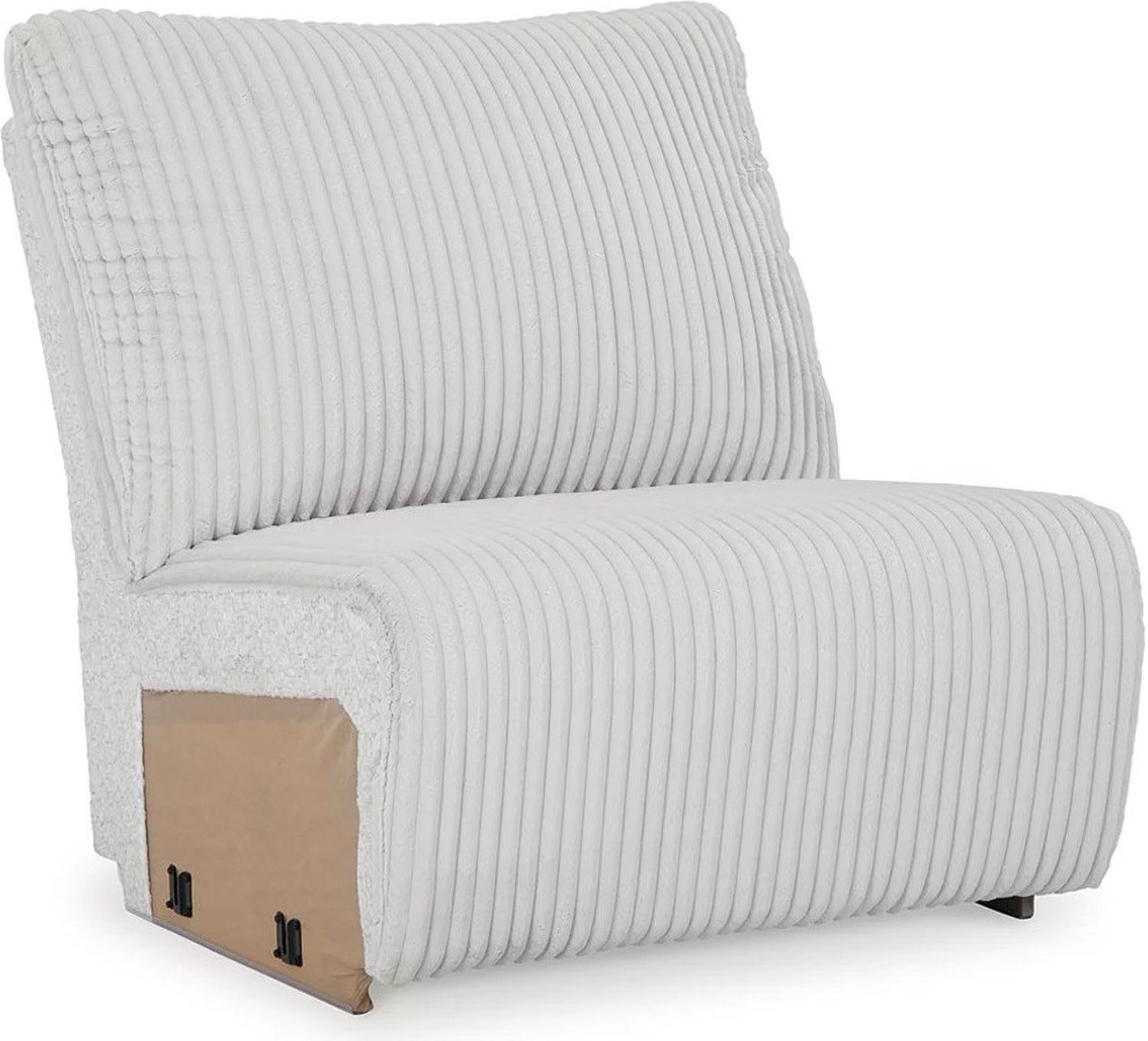 Top Tier Armless Chair In Alloy 9270646