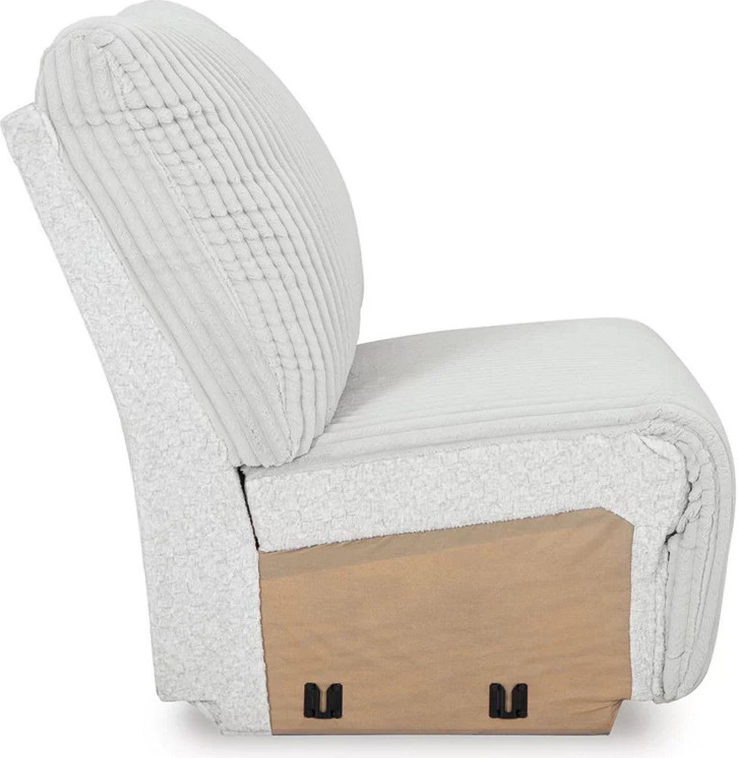 Top Tier Armless Chair In Alloy 9270646