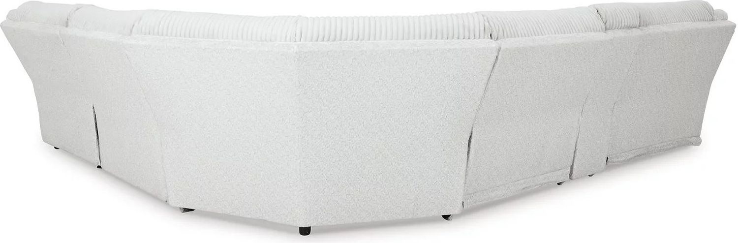 Top Tier 6-Piece RAF Reclining Sectional with Chaise In Alloy 92706S1