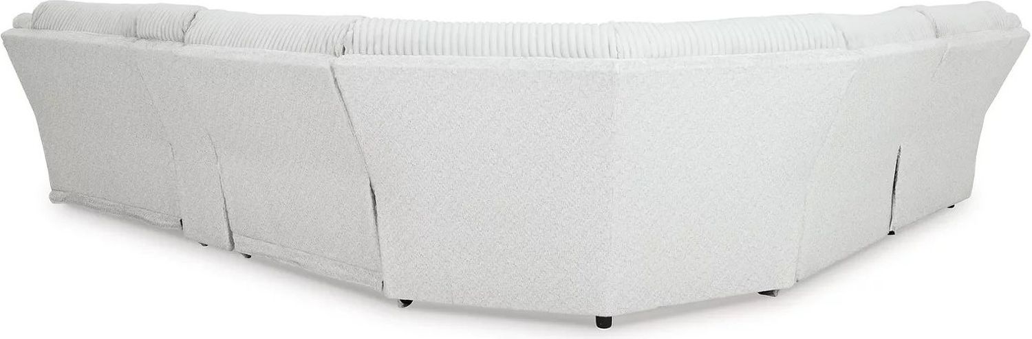 Top Tier 6-Piece LAF Reclining Sectional with Chaise In Alloy 92706S2