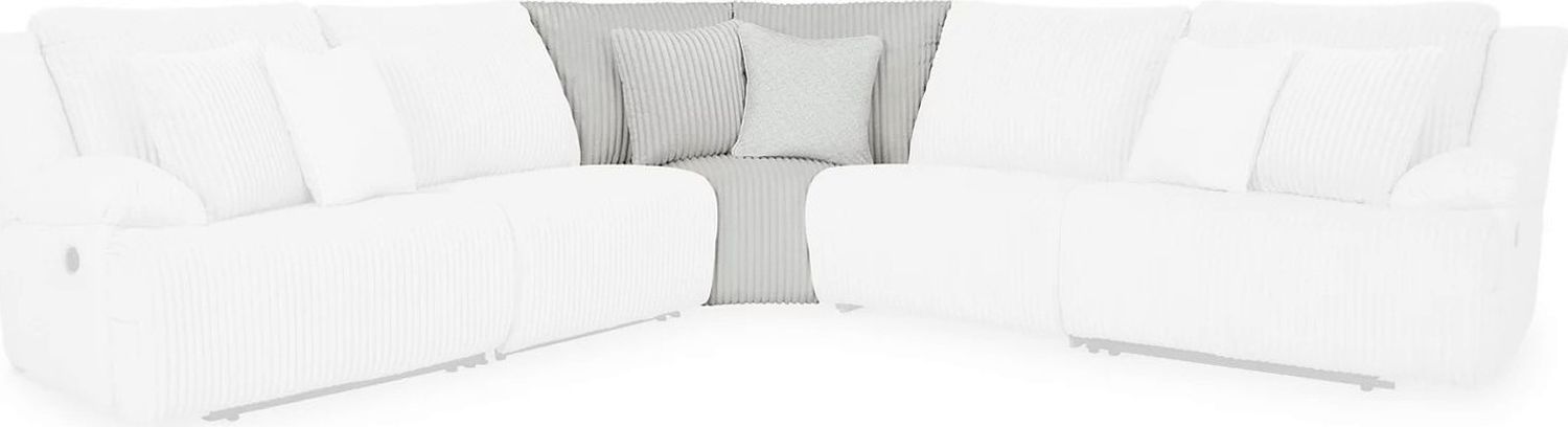 Top Tier 5-Piece Reclining Sectional In Alloy 92706S3