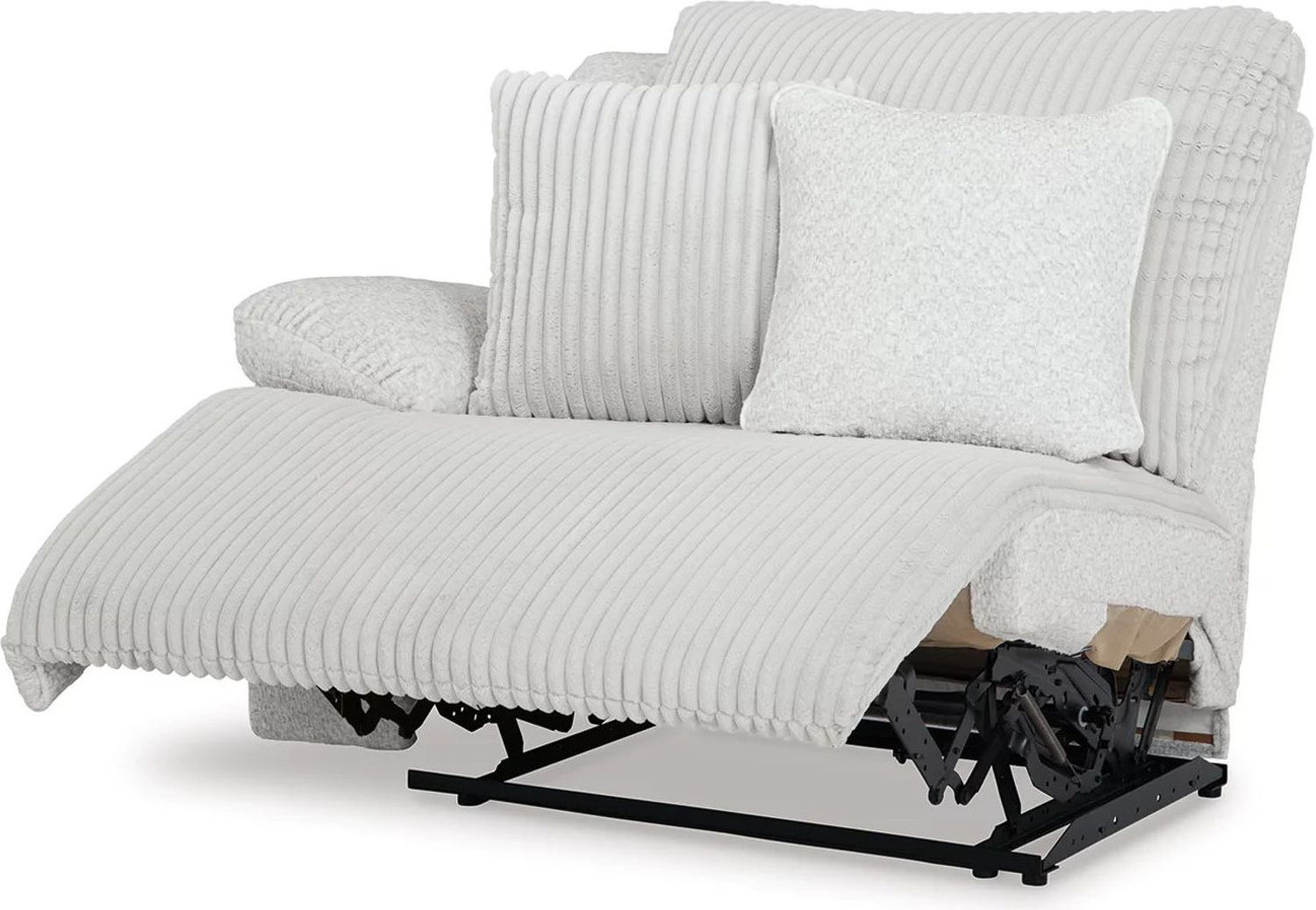 Top Tier 3-Piece RAF Reclining Sectional Sofa with Chaise In Alloy 92706S4