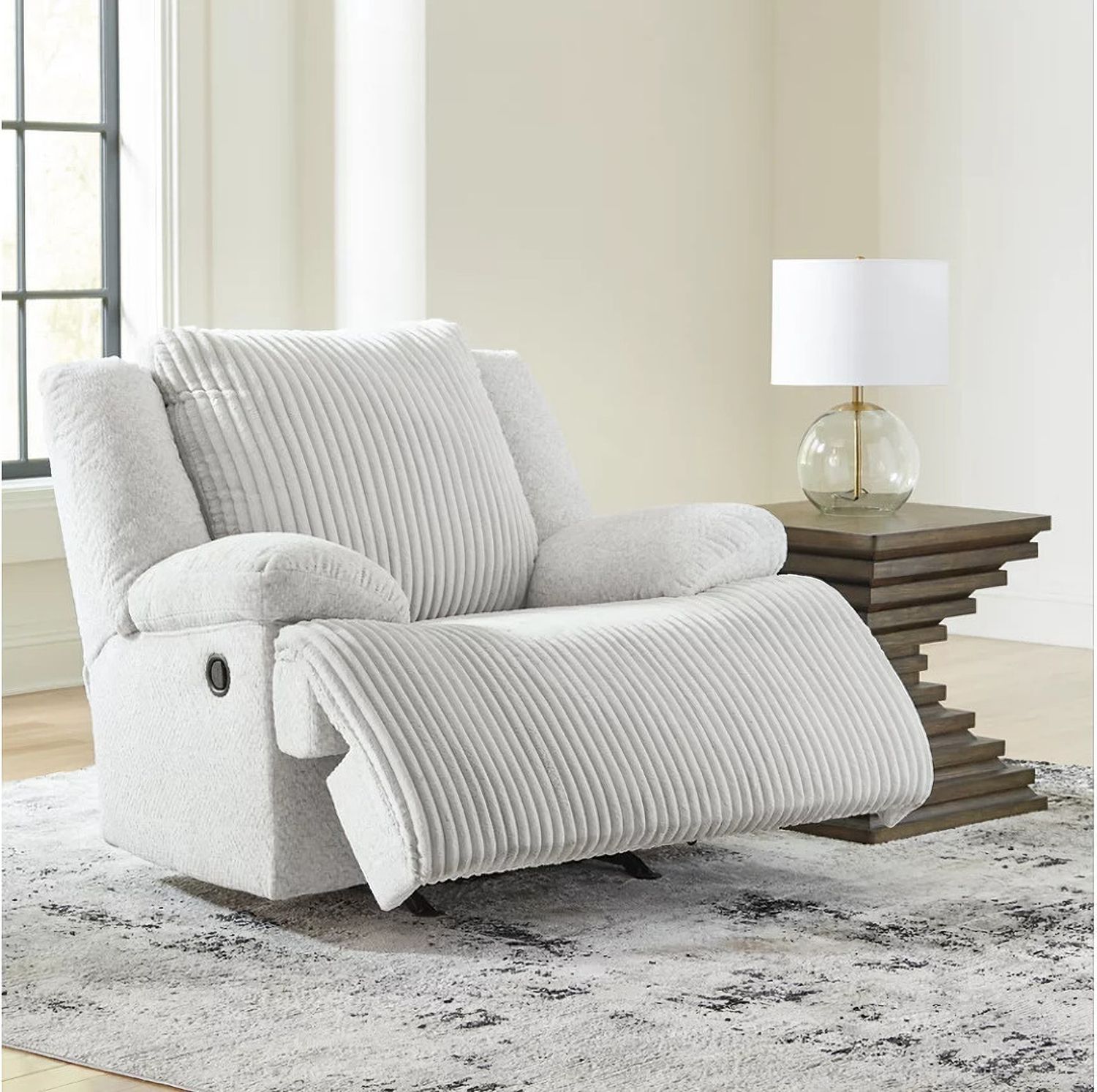 Top Tier 3-Piece RAF Reclining Sectional Sofa with Chaise In Alloy 92706S4