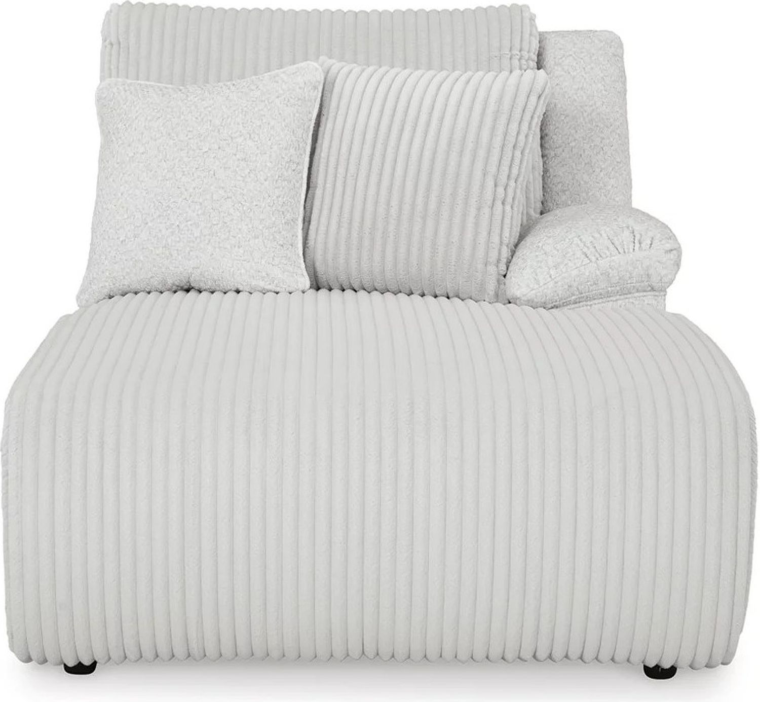 Top Tier 3-Piece Sectional Sofa Chaise In Alloy 92706S6
