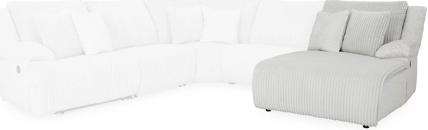 Top Tier 3-Piece Sectional Sofa Chaise In Alloy 92706S6