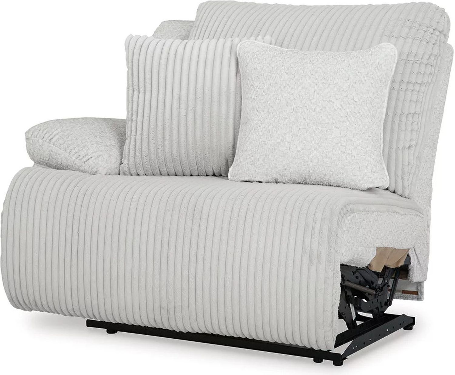 Top Tier 3-Piece Sectional Sofa Chaise In Alloy 92706S6
