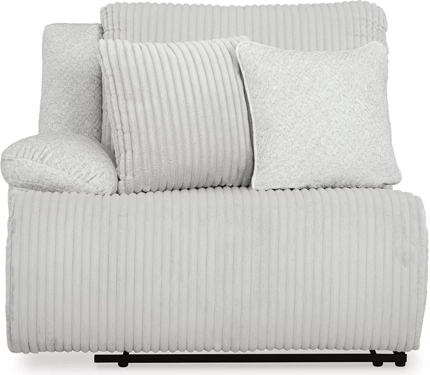 Top Tier 3-Piece Sectional Sofa Chaise In Alloy 92706S6