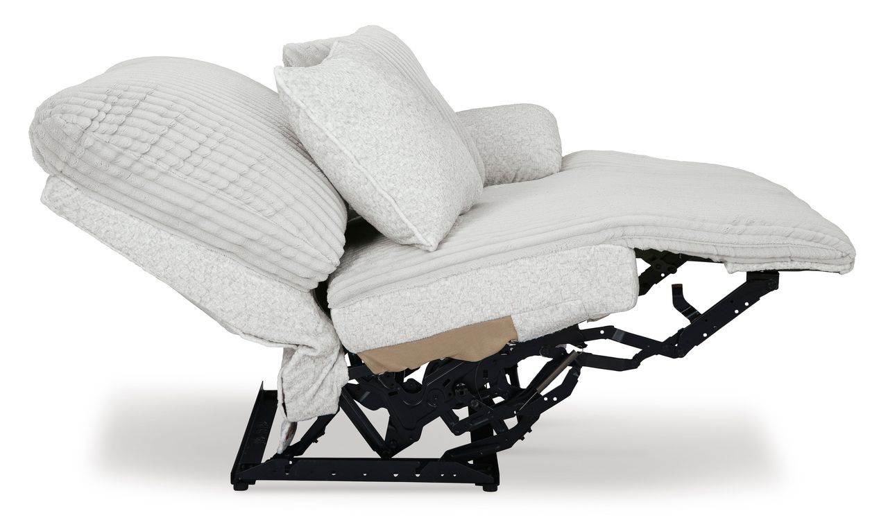 Top Tier 3-Piece Sectional Sofa Chaise In Alloy 92706S7