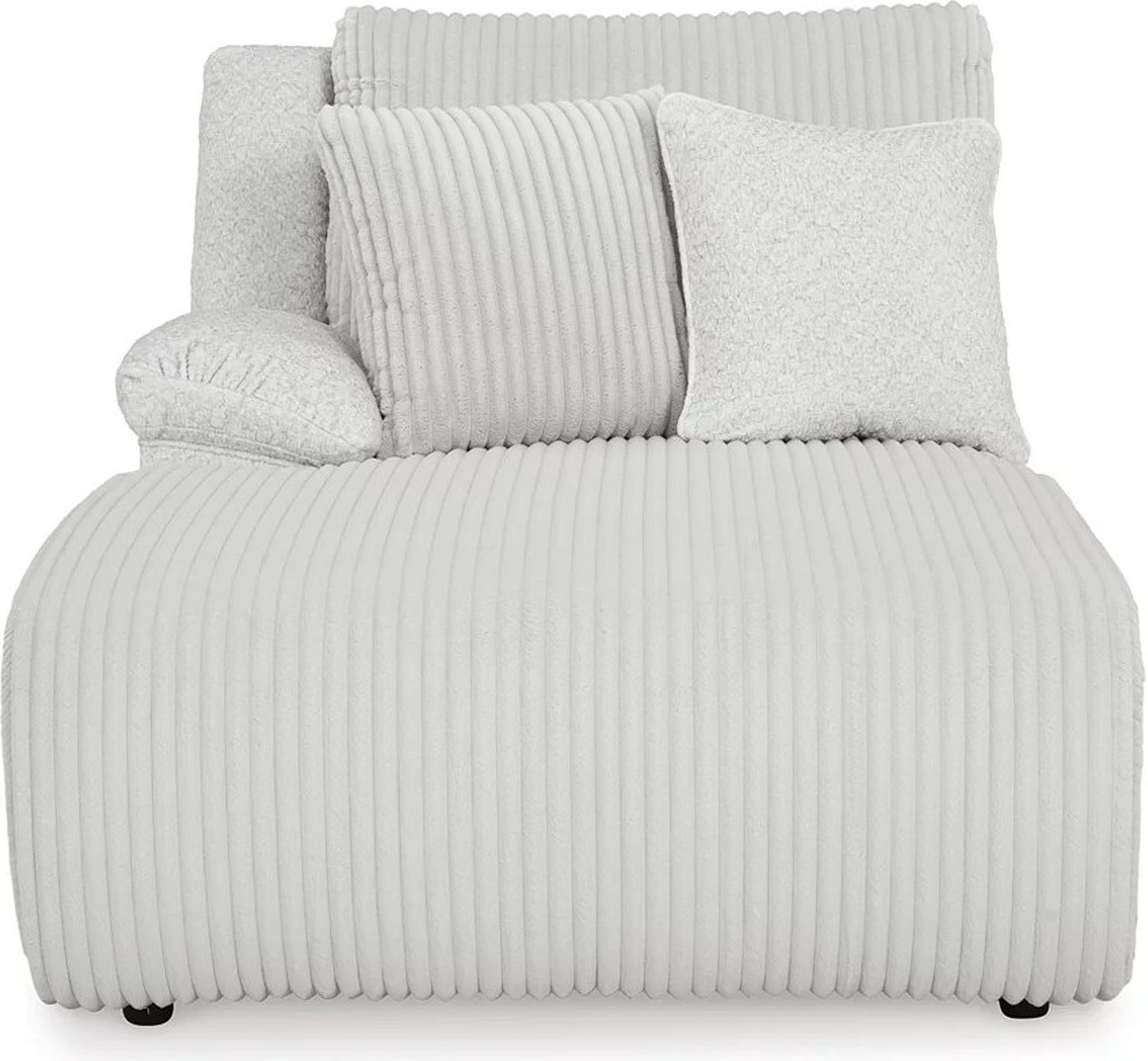 Top Tier 3-Piece Sectional Sofa Chaise In Alloy 92706S7