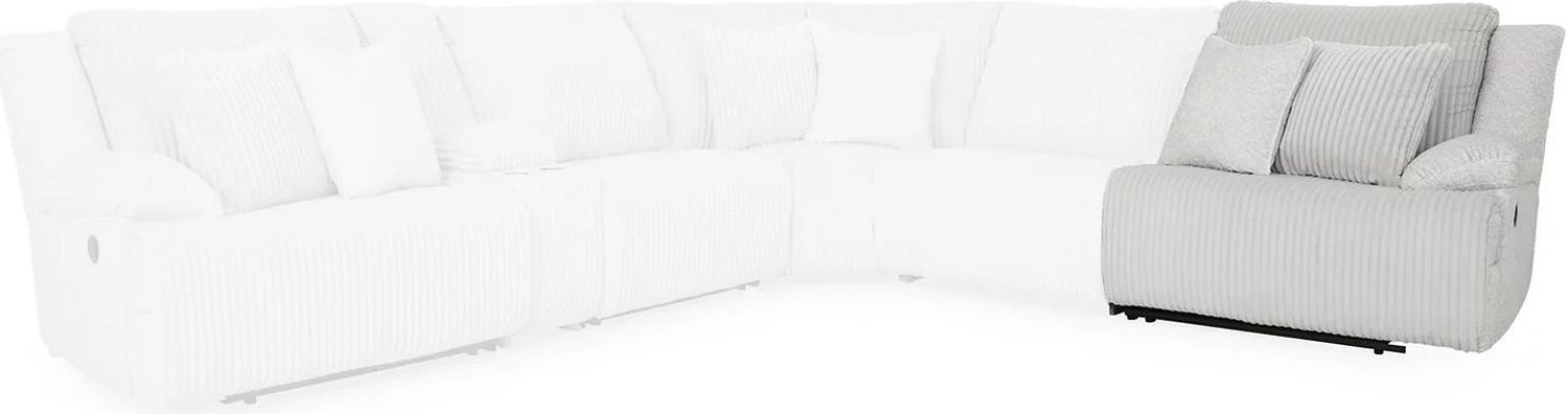 Top Tier 3-Piece Sectional Sofa Chaise In Alloy 92706S7