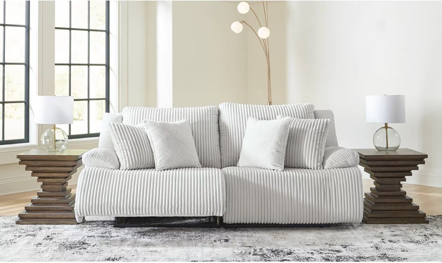 Top Tier 2-Piece Sectional Loveseat In Alloy 92706S9