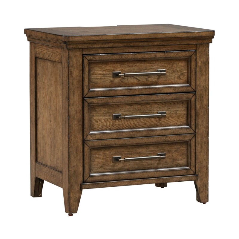 Carolina Park Nightstand w/ Charging Station 930BR61