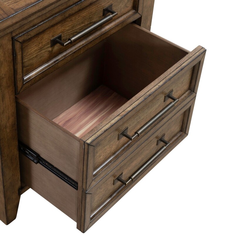 Carolina Park Nightstand w/ Charging Station 930BR61