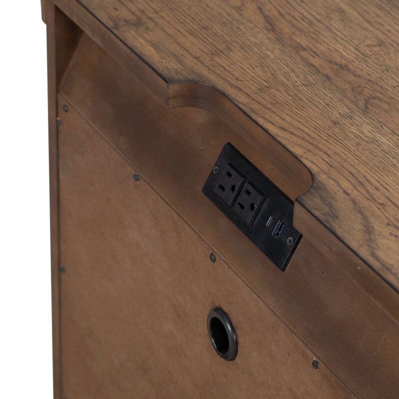 Carolina Park Nightstand w/ Charging Station 930BR61