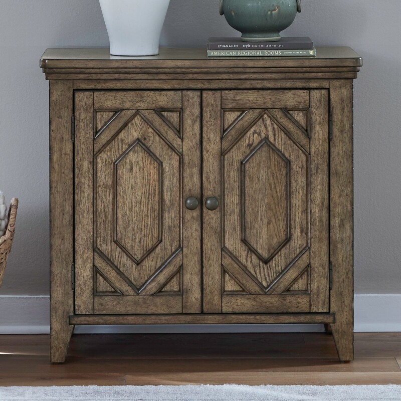Carolina Park 2 Door Bedside Chest w/ Charging Station 930BR62