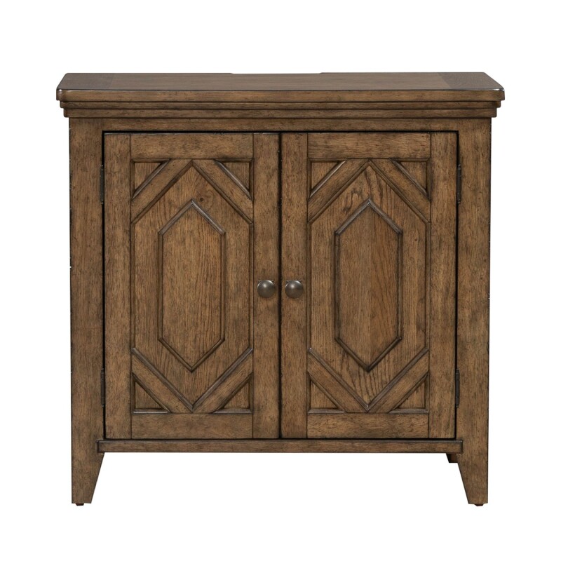 Carolina Park 2 Door Bedside Chest w/ Charging Station 930BR62