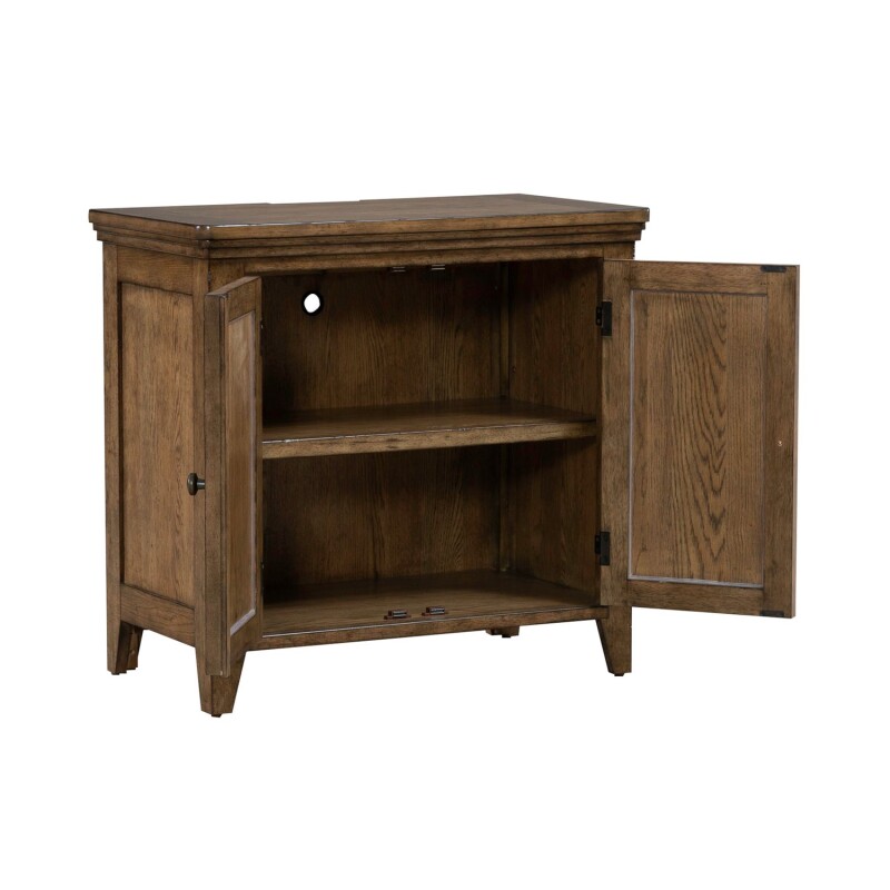 Carolina Park 2 Door Bedside Chest w/ Charging Station 930BR62