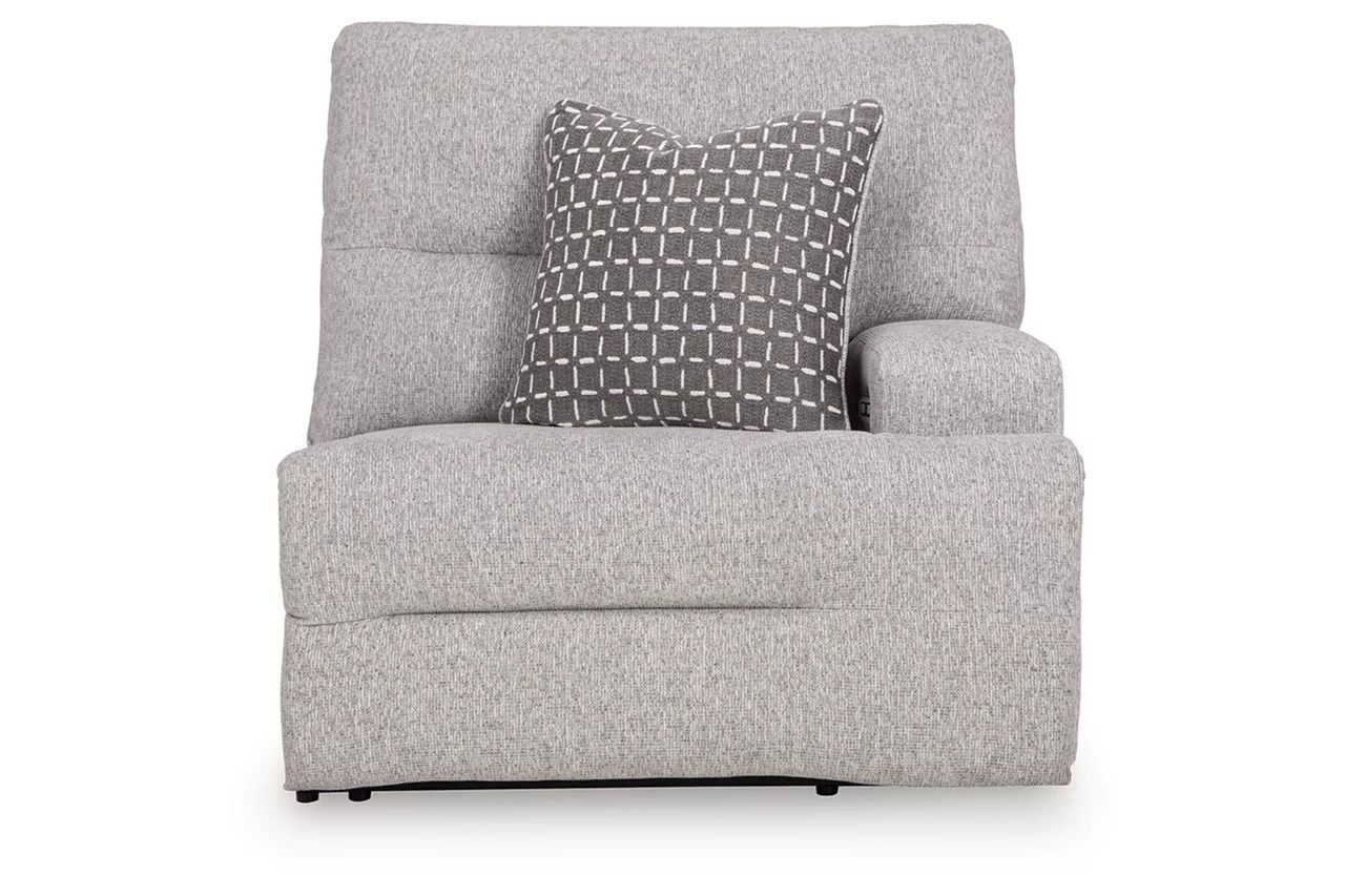 Acklen Place 7-Piece Power Sectional Reclining Sofa with Storage Console In Pewter 93605S20